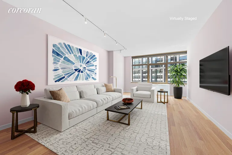 New York City Real Estate | View 1 Morton Square, 11AW | Living Room | View 3