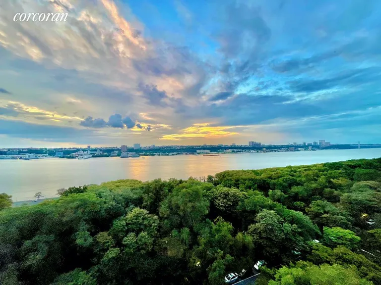 New York City Real Estate | View 340 Riverside Drive, 12A | Sunset view | View 6