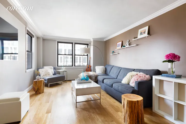 New York City Real Estate | View 201 East 21st Street, 14D | Living Room | View 3