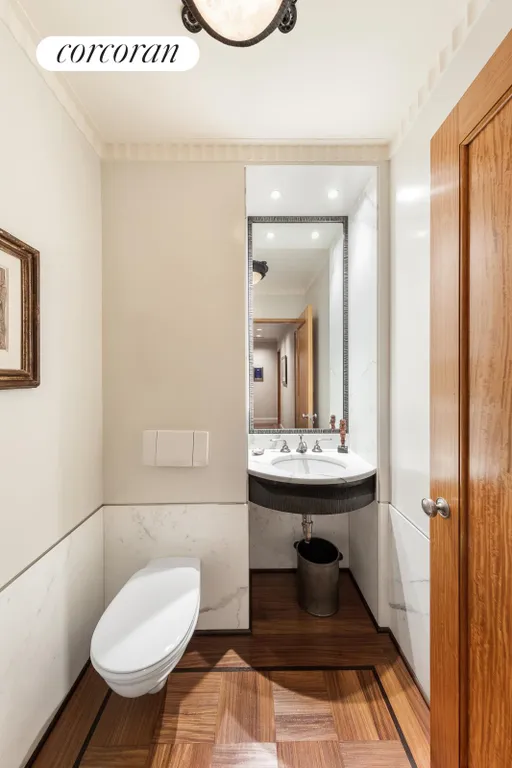 New York City Real Estate | View 211 Central Park West, 10F | Half Bathroom | View 20