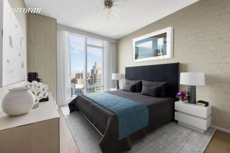 New York City Real Estate | View 30 Riverside Boulevard, 27D | Master Bedroom | View 4