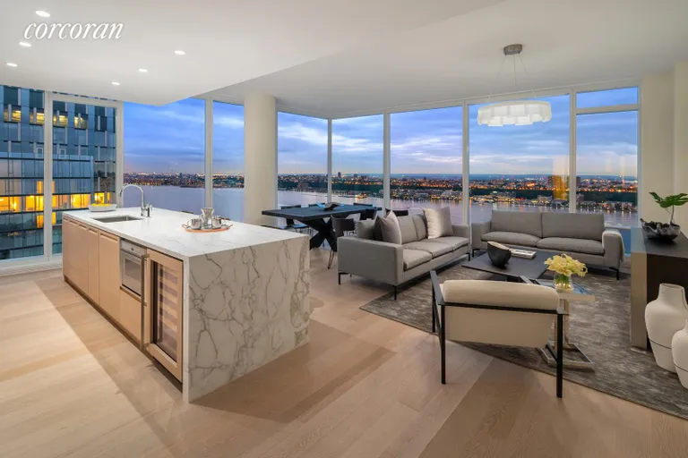New York City Real Estate | View 30 Riverside Boulevard, 32A | Living Room | View 2
