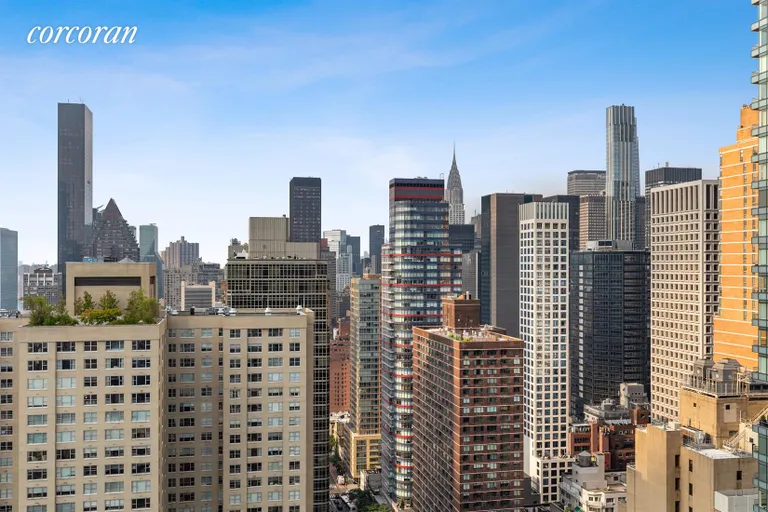 New York City Real Estate | View 303 East 57th Street, 34A | Open Views to the Chrysler Building | View 14
