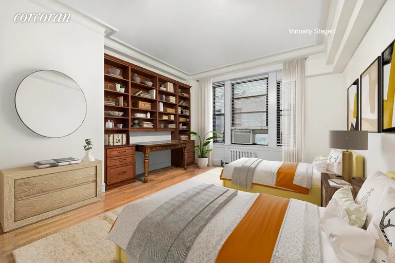 New York City Real Estate | View 771 West End Avenue, 4EF | Second Bedroom Virtually Staged | View 5