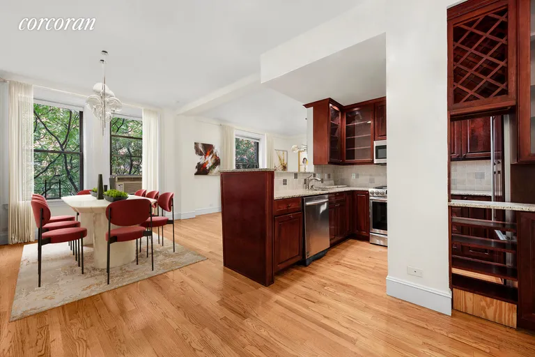 New York City Real Estate | View 771 West End Avenue, 4EF | Dining Area Virtually Staged 2 | View 3