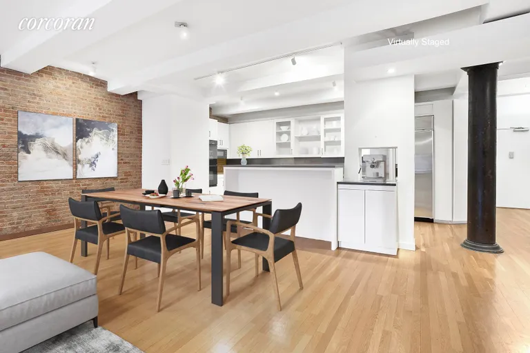 New York City Real Estate | View 380 West 12th Street, 4G | Dining Room | View 2