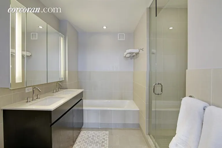 New York City Real Estate | View 1 NORTHSIDE PIERS, 9E | Bathroom | View 5