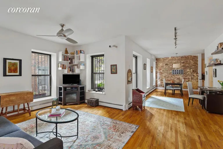 New York City Real Estate | View 303 East 8th Street, GARDEN | 3 Beds, 1 Bath | View 1