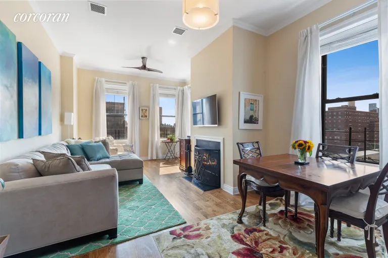 New York City Real Estate | View 100 West 119th Street, PHA | Living Room | View 2