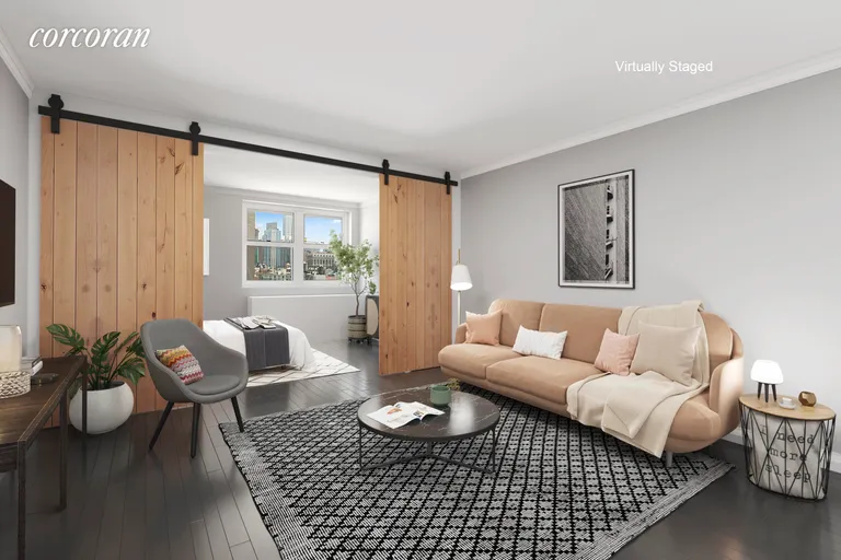 New York City Real Estate | View 77 Seventh Avenue, 17U | Living Room | View 2