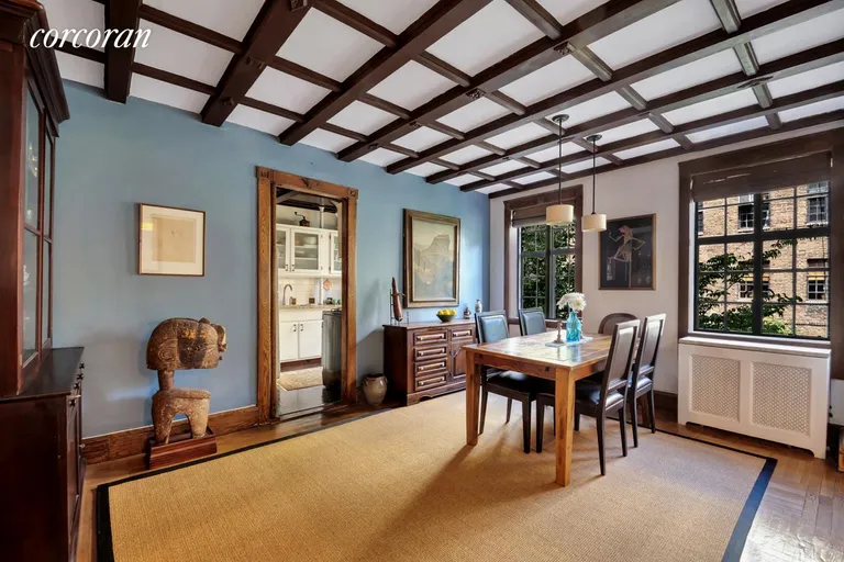 New York City Real Estate | View 116 PINEHURST AVENUE, C31 | Dining room with a glimpse of the k | View 2