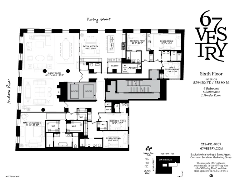 67 Vestry Street, FLOOR6 | floorplan | View 13