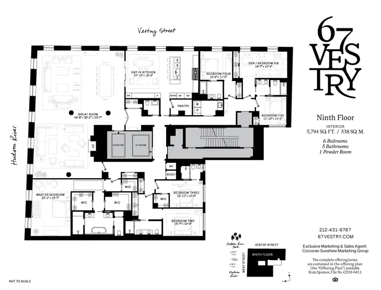 67 Vestry Street, FLOOR9 | floorplan | View 13