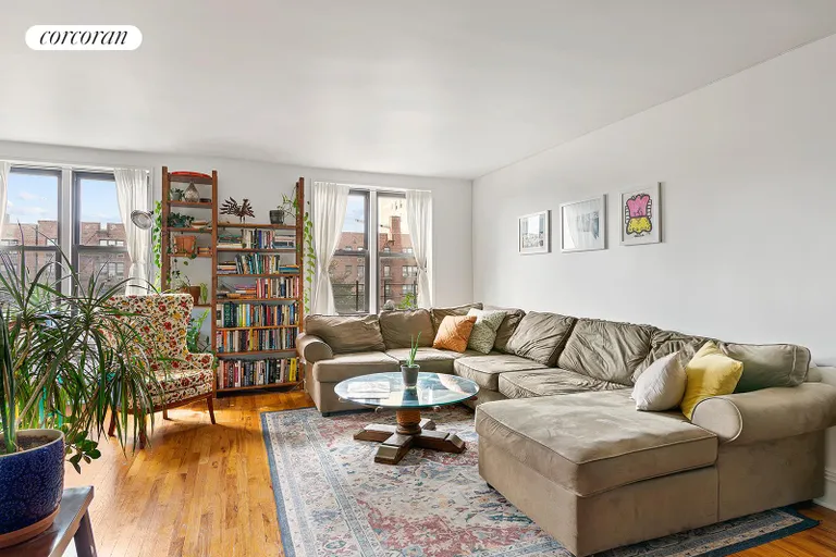 New York City Real Estate | View 599 East 7th Street, 5B | Living Room | View 2