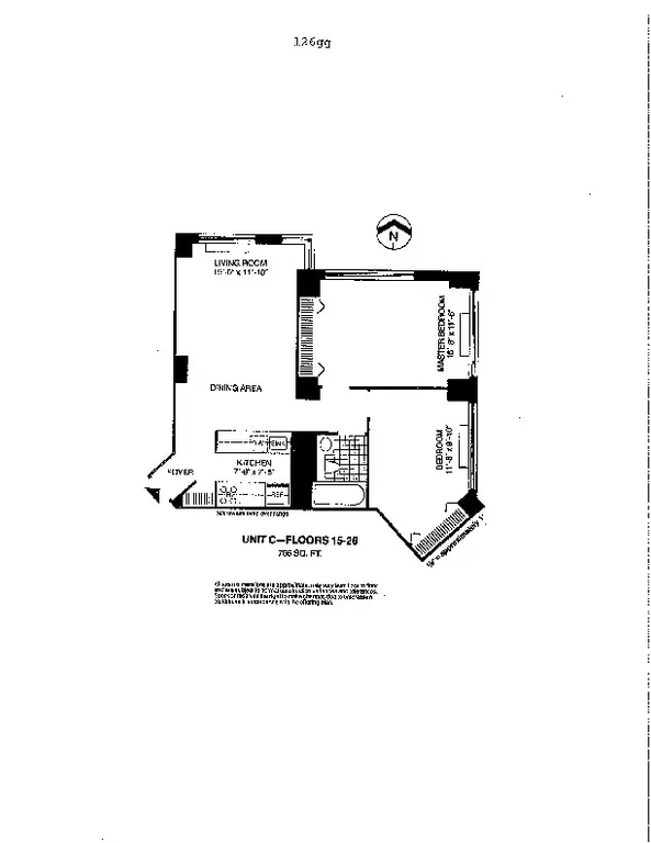 377 Rector Place, 25C | floorplan | View 10