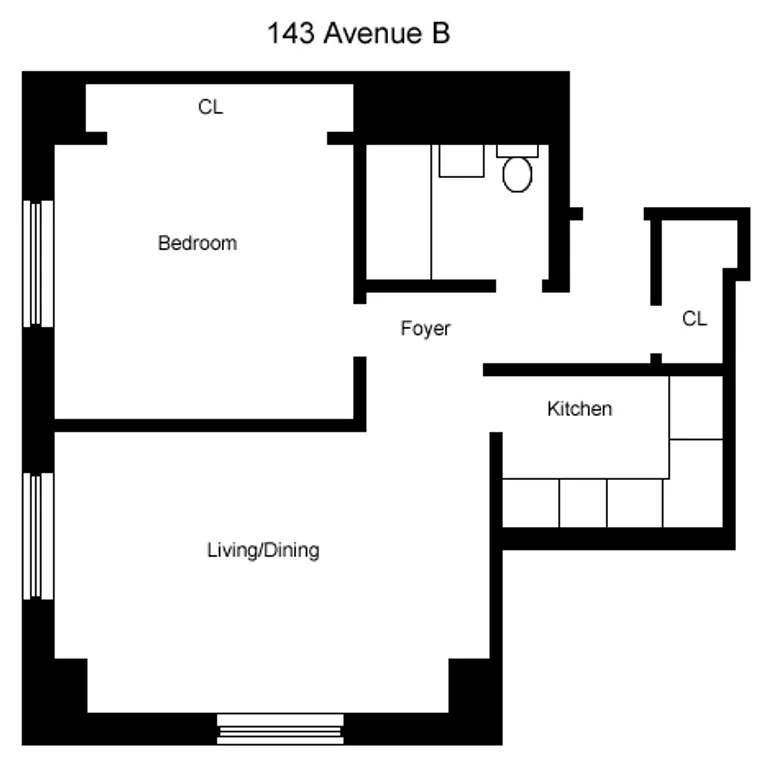 143 Avenue B, 11E | floorplan | View 6