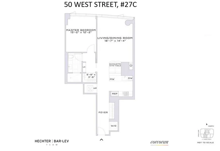 50 West Street, 27C | floorplan | View 14