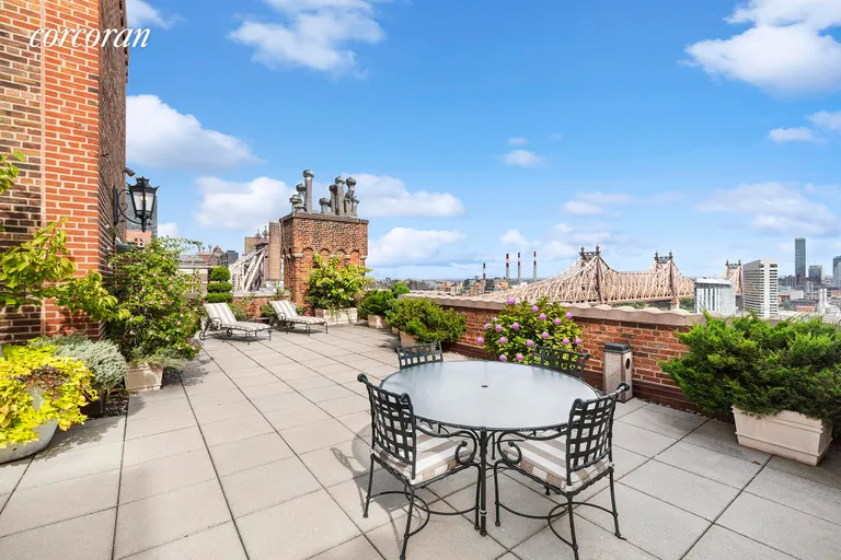 New York City Real Estate | View 2 Sutton Place South, 18D | Roof Deck | View 8