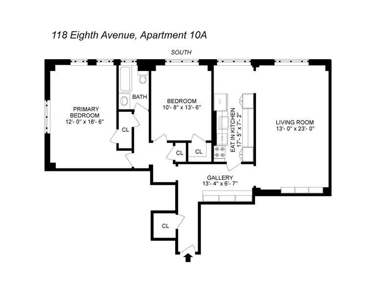 118 8th Avenue, 10A | floorplan | View 8