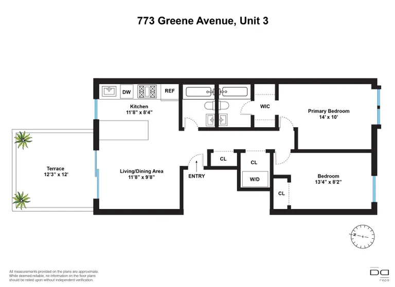 773 Greene Avenue, 3 | floorplan | View 10