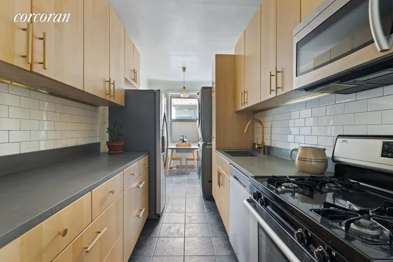 New York City Real Estate | View 40 Tehama Street, 5E | Eat in Kitchen and Laundry | View 3