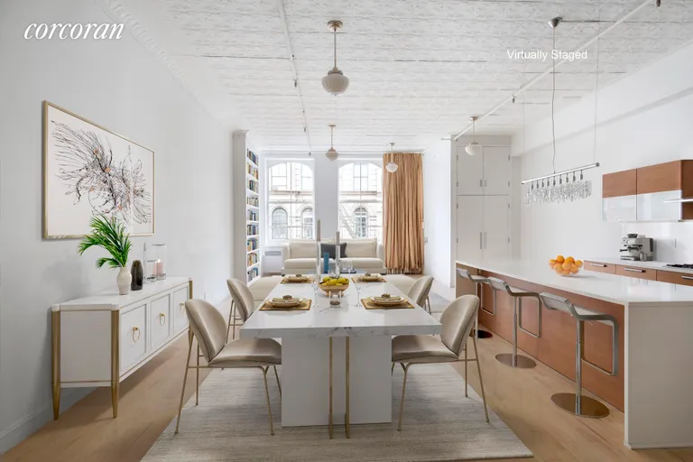 New York City Real Estate | View 463 Broome Street, 3 | 2 Beds, 2 Baths | View 1
