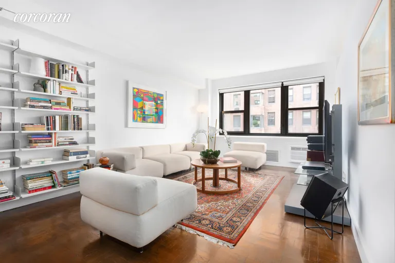 New York City Real Estate | View 11 Riverside Drive, 7WNO | Living Room 2 | View 3