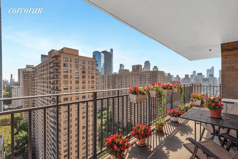 New York City Real Estate | View 185 West End Avenue, 27D | Balcony | View 4