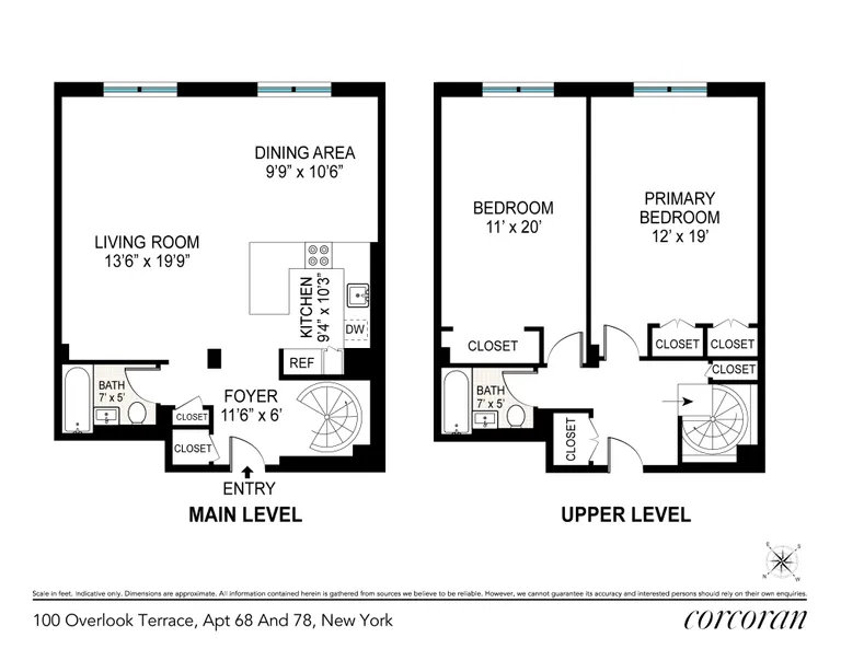 100 Overlook Terrace, 68/78 | floorplan | View 11