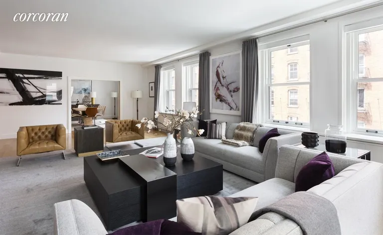 New York City Real Estate | View 71 Laight Street, 3D | Living Room | View 3