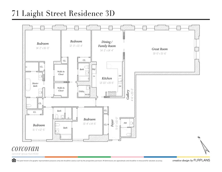 71 Laight Street, 3D | floorplan | View 13