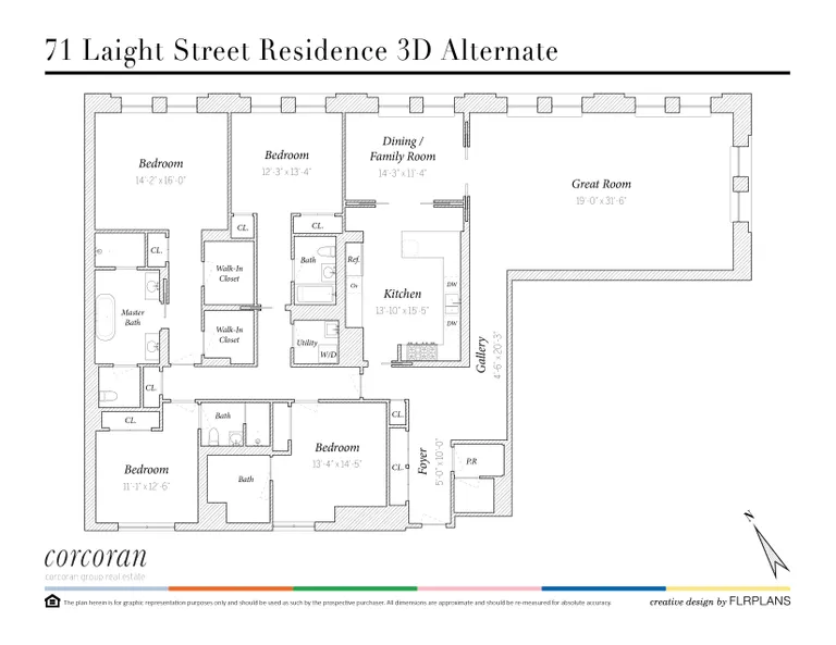 71 Laight Street, 3D | floorplan | View 14
