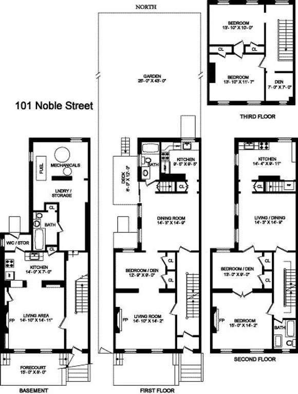 101 Noble Street | floorplan | View 8