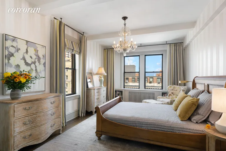 New York City Real Estate | View 130 West 86th Street, 14A | Corner Primary Suite | View 7