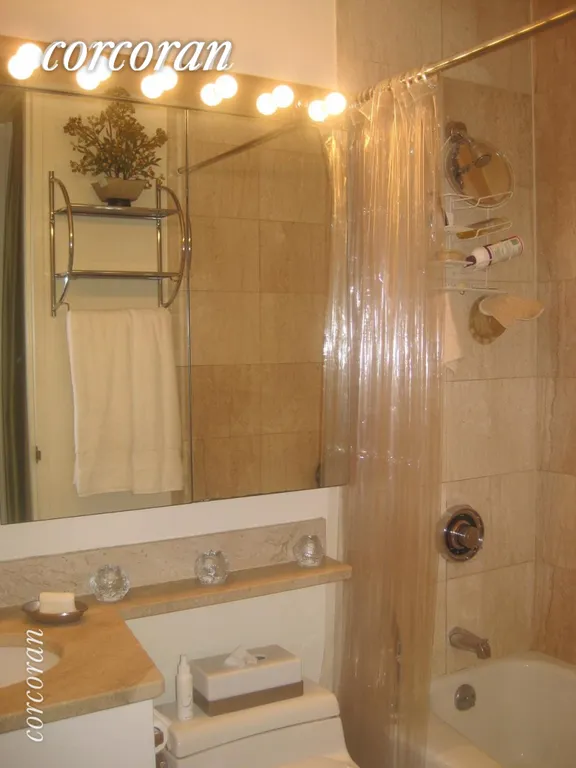 New York City Real Estate | View 350 West 50th Street, 5U | Primary Bathroom | View 6