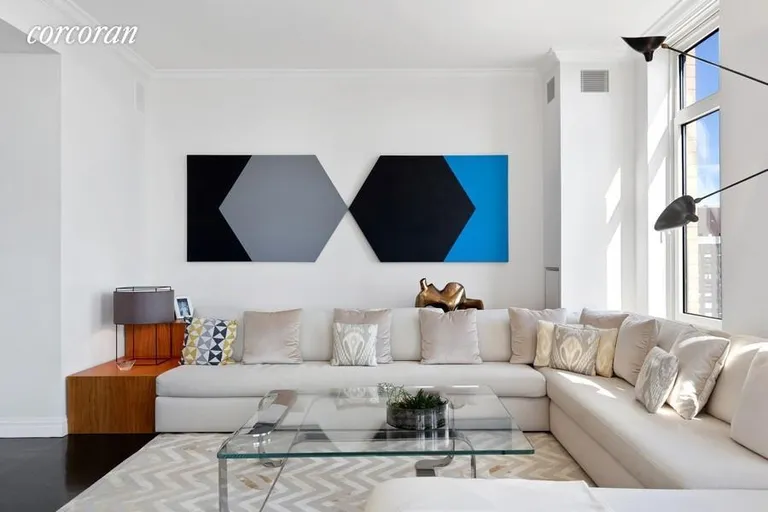 New York City Real Estate | View 400 East 51st Street, 28B | Living Room | View 20