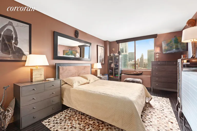 New York City Real Estate | View 350 West 50th Street, 20D | Master Bedroom | View 3