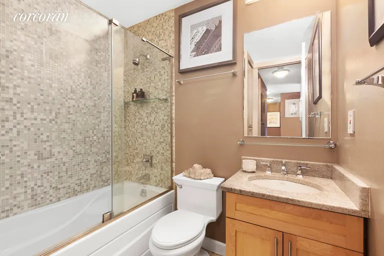New York City Real Estate | View 350 West 50th Street, 20D | Master Bathroom | View 5