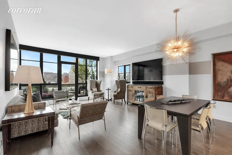 New York City Real Estate | View 261 West 25th Street, 9C | Living Room/ Dining Area | View 4