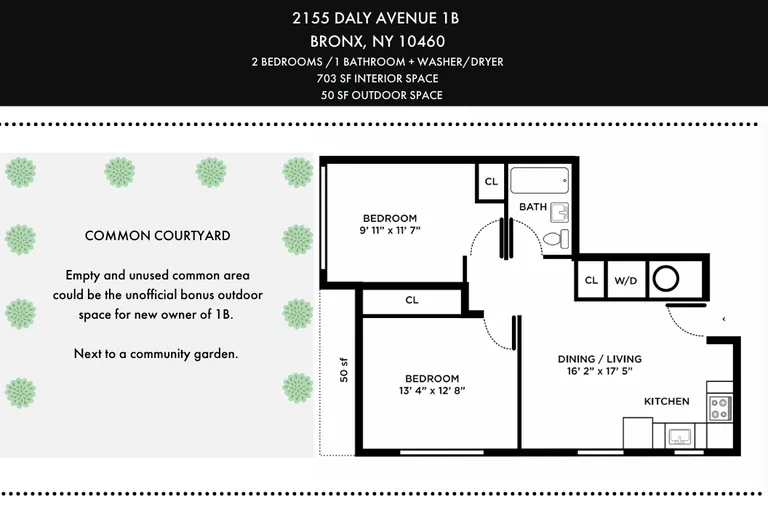 2155 Daly Avenue, 1B | floorplan | View 16