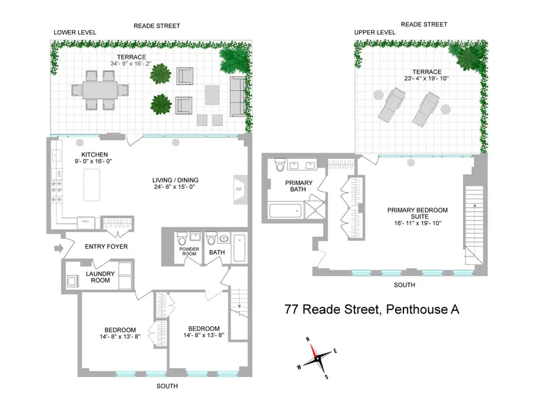 77 Reade Street, PHA | floorplan | View 10