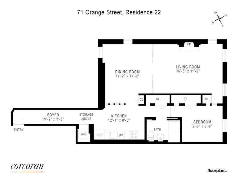 71 Orange Street, 22 | floorplan | View 10