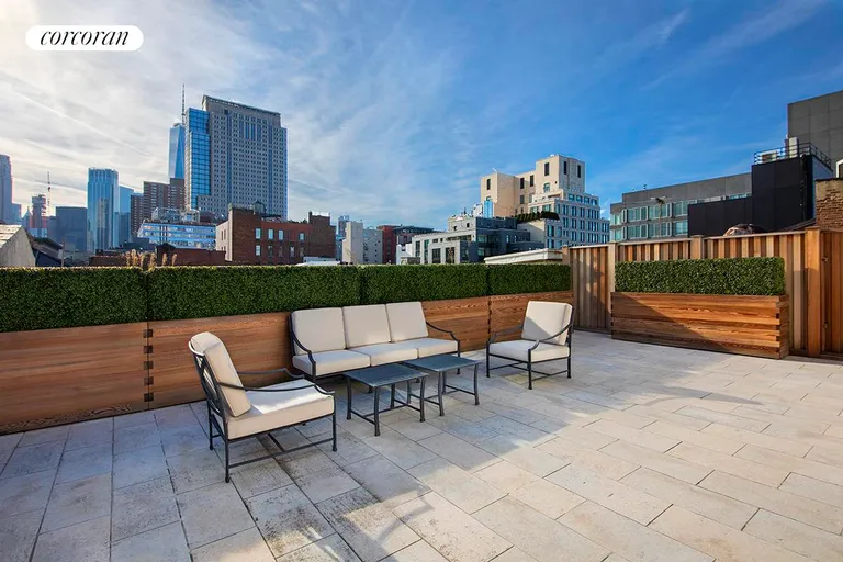 New York City Real Estate | View 464 Greenwich Street | Roof Deck | View 20
