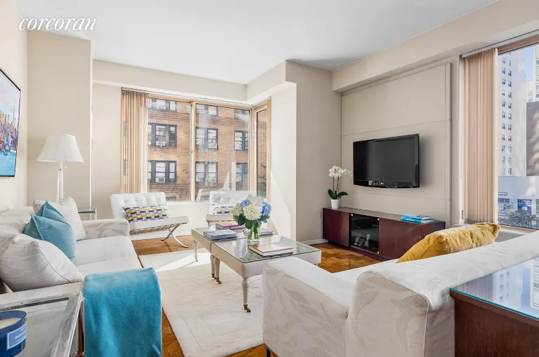 New York City Real Estate | View 205 East 68th Street, T5H | Living Room | View 11