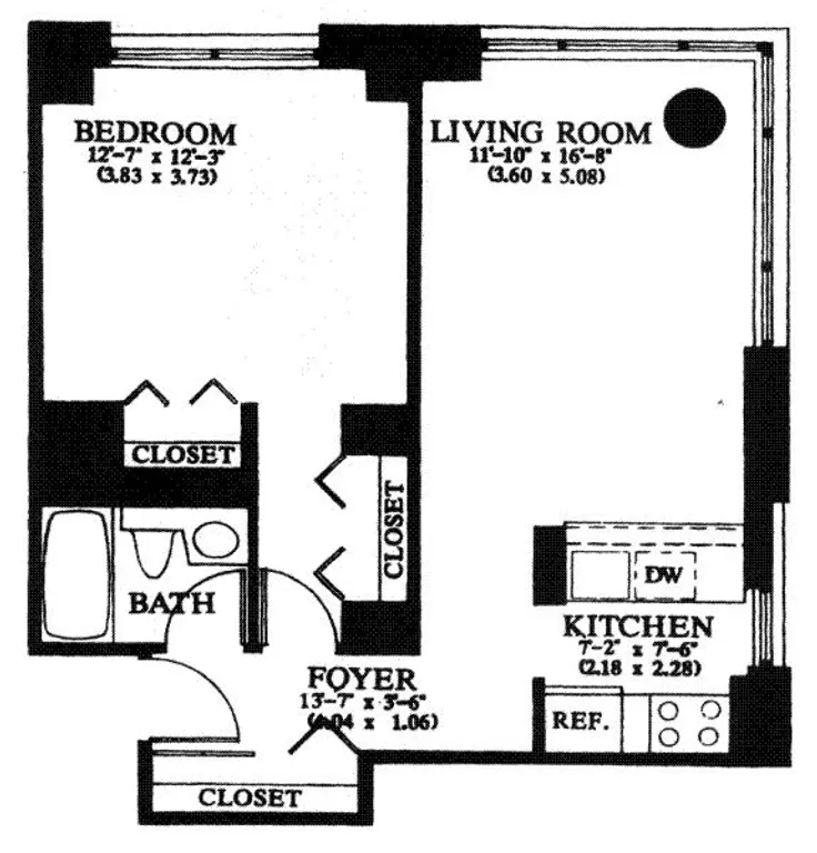 350 West 50th Street, 18I | floorplan | View 9