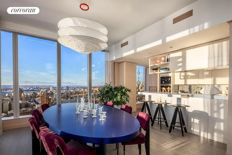 New York City Real Estate | View 252 South Street, 68J | Dining Room | View 4