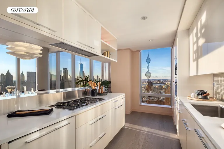 New York City Real Estate | View 252 South Street, 68J | Kitchen | View 5