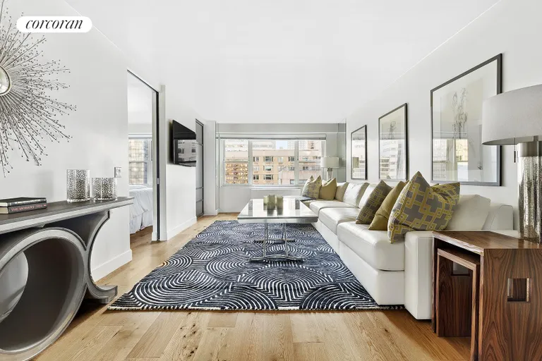 New York City Real Estate | View 420 East 72Nd Street, 14E | Living Room | View 2