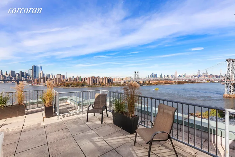 New York City Real Estate | View 446 Kent Avenue, PHA | Roof Terrace | View 2
