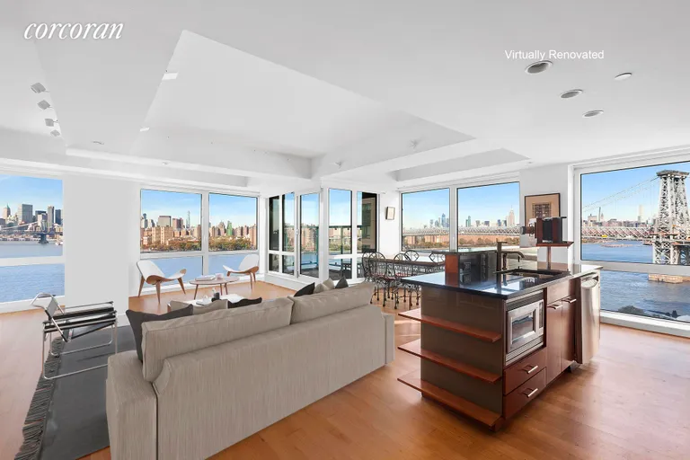 New York City Real Estate | View 446 Kent Avenue, PHA | Ah, the surround views | View 5